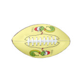 Ballon De Foot Cute serpent vert avec chapeau santa dessin animé (Devant)