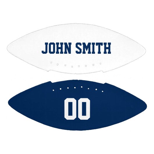 Ballon De Foot Dallas Texas Numéro de nom personnalisé (Panneaux)
