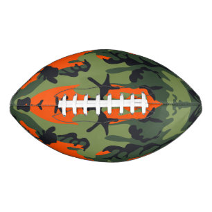 Ballon De Foot Déguisement camouflage orange et vert, Militaire, 