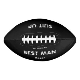 Ballon De Foot Demande de Témoins de Mariage Football Américain