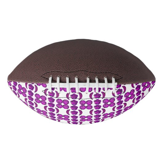 Ballon De Foot Design de losange pourpre (Devant)