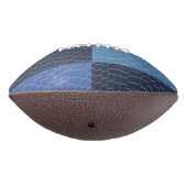 Ballon De Foot Design de tamis en cuir bleu (Tourné à 270°)