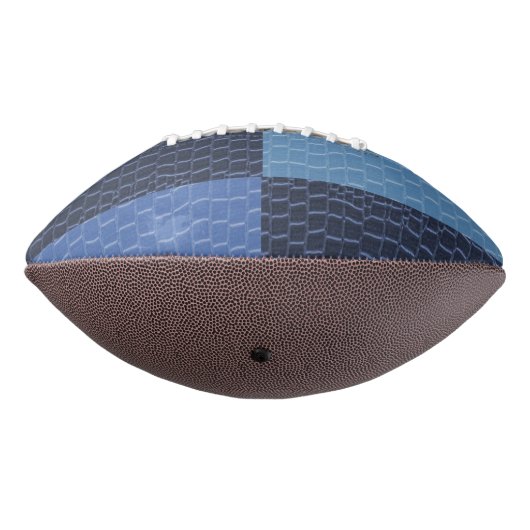 Ballon De Foot Design de tamis en cuir bleu (Tourné à 270°)