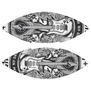 Ballon De Foot Design Guitar Rock
