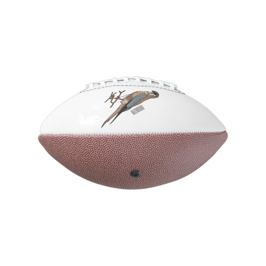 Ballon De Foot dessin animé d'oiseau-kestrel américain (Tourné à 270°)