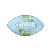 Ballon De Foot Dessin de dinosaure de brontosaure vert mou (Devant)