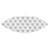 Ballon De Foot dessin de pitbull simple amoureux des chiens noir (Panneau)