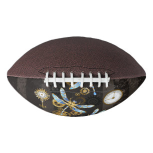 Ballon De Foot Dragonflies de Steampunk sur arrière - plan rayé b