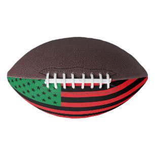 Ballon De Foot Drapeau américain rouge noir et vert