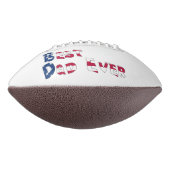 Ballon De Foot Drapeau Best Papa Ever USA (Tourné à 90°)
