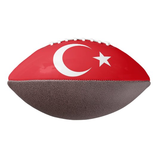 Ballon De Foot Drapeau de football américain patriotique de Turqu (Tourné à 270°)
