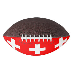 Ballon De Foot Drapeau de football américain patriotique suisse