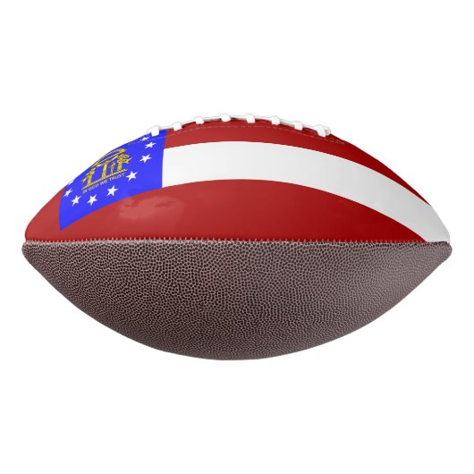 Ballon De Foot Drapeau de Géorgie (Tourné à 270°)