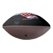 Ballon De Foot Drapeau de la Croatie (Tourné à 270°)