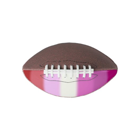 Ballon De Foot Drapeau de la Fierté lesbienne tombée (Devant)