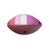 Ballon De Foot Drapeau de la Fierté lesbienne tombée (Tourné à 270°)