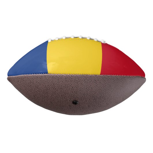 Ballon De Foot Drapeau de Roumanie (Tourné à 270°)