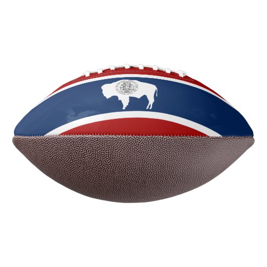 Ballon De Foot Drapeau du Wyoming (Tourné à 270°)