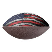 Ballon De Foot Drapeau Grunge U.S.A (Tourné à 90°)