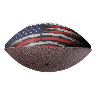 Ballon De Foot Drapeau Grunge U.S.A