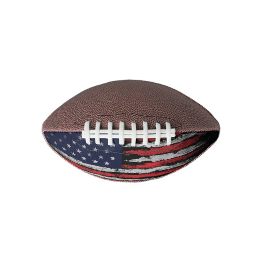 Ballon De Foot Drapeau Grunge U.S.A (Devant)