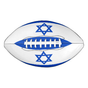 Ballon De Foot Drapeau Israël étoile bleue de David