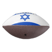 Ballon De Foot Drapeau Israël étoile bleue de David (Tourné à 270°)