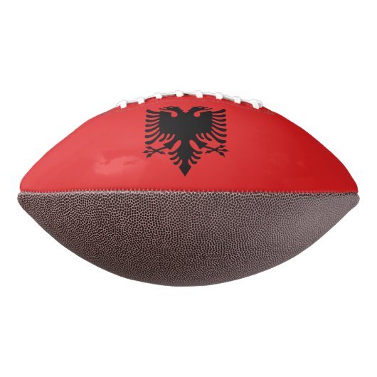 Ballon De Foot Drapeau patriotique albanais (Tourné à 270°)