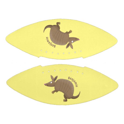 Ballon De Foot Drôle armadillo joyeux dessin animé (Panneaux)