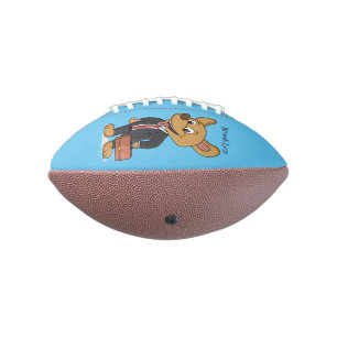 Ballon De Foot Drôle chien en costume d'entreprise dessin animé