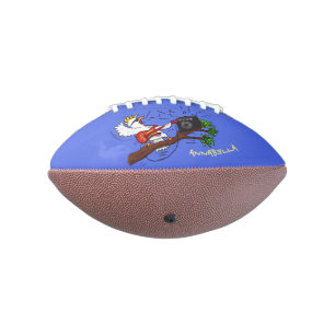 Ballon De Foot Drôle cockatoo jouant de la guitare rock dessin an