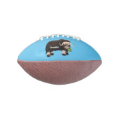 Ballon De Foot Drôle dessin animé de boeuf musqué (Tourné à 90°)