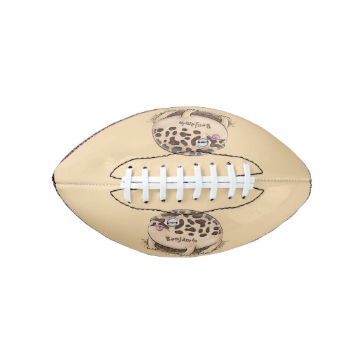 Ballon De Foot Drôle dessin de grenouille à pluie dans le désert (Devant)