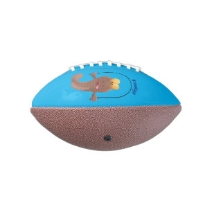 Ballon De Foot Drôle sauter boudskipper poisson dessin animé