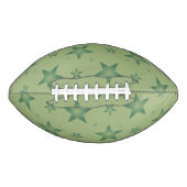 Ballon De Foot Élégant et élégant Olive Stars sur Sage Green (Devant)