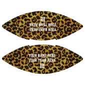 Ballon De Foot empreinte de léopard Nom personnalisé Numéro d'équ (Panneaux)