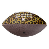 Ballon De Foot empreinte de léopard Nom personnalisé Numéro d'équ (Tourné à 270°)