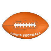 Ballon De Foot Enfants Orange Personnalisés Moderne (Devant)