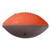 Ballon De Foot Équipe de collège Couleurs Maroon/Burange Orange F (Tourné à 270°)