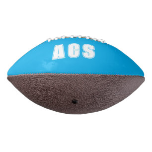 Ballon De Foot Équipe de couleurs de l'école bleu ciel et blanc