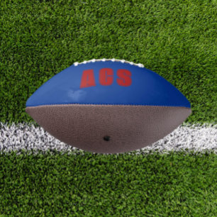 Ballon De Foot Équipe de couleurs scolaires bleu royal et rouge