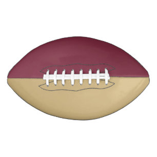 Ballon De Foot Équipe sportive College Couleurs Garnet/Gold Footb