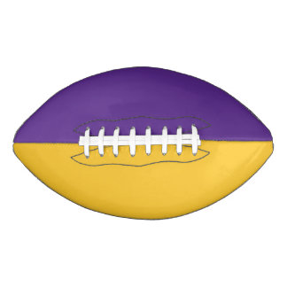 Ballon De Foot Équipe sportive College Couleurs violet/or Footbal