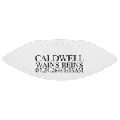 Ballon De Foot Faire-part de naissance de football personnalisé,  (Panneau)