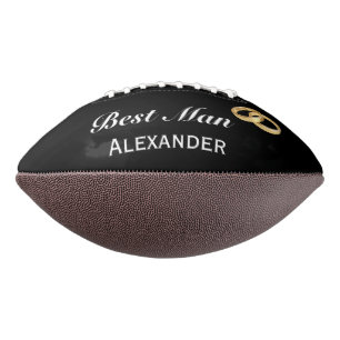 Ballon De Foot Faux gold Wedding Best Man Wedding Favor