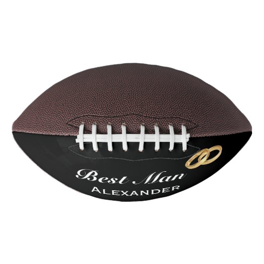 Ballon De Foot Faux gold Wedding | Best Man Wedding Favor (Devant)