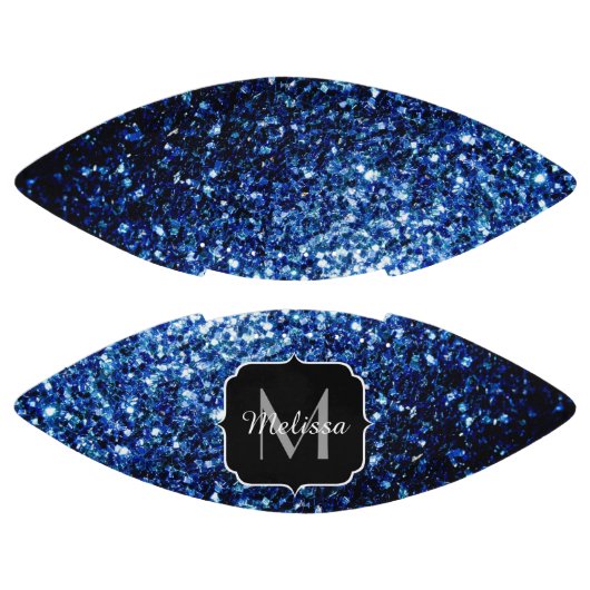 Ballon De Foot Faux parties scintillant bleu foncé brillant Nom d (Panneaux)