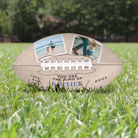 Ballon De Foot Fête des pères à thème Bois Anniversaire de papa