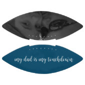 Ballon De Foot Fête des pères moderne script message photo (Panneaux)