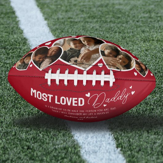 Ballon De Foot Fête des pères papa le plus aimé